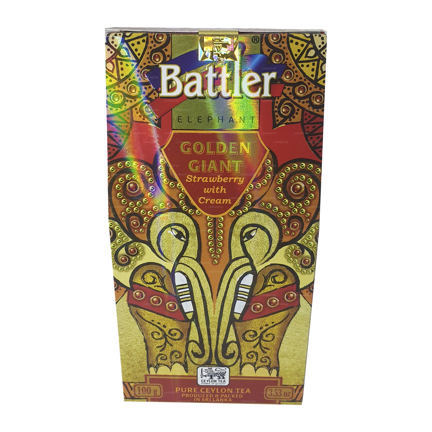 Battler Kremalı Çilek (100g) Teneke Caddy