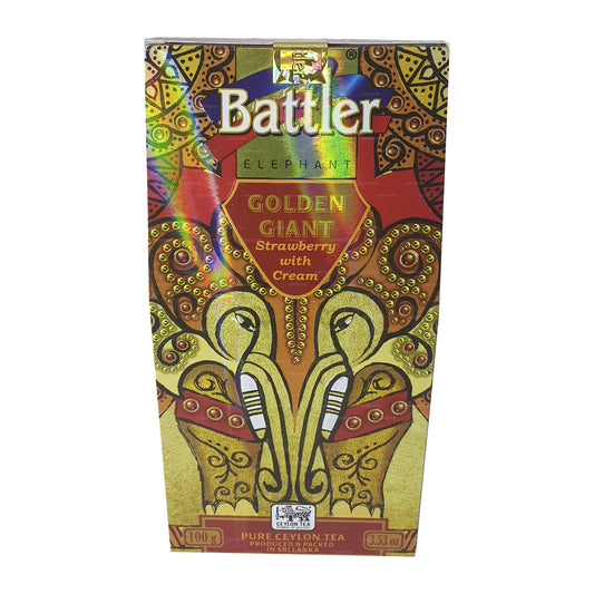 Battler Kremalı Çilek (100g) Teneke Caddy