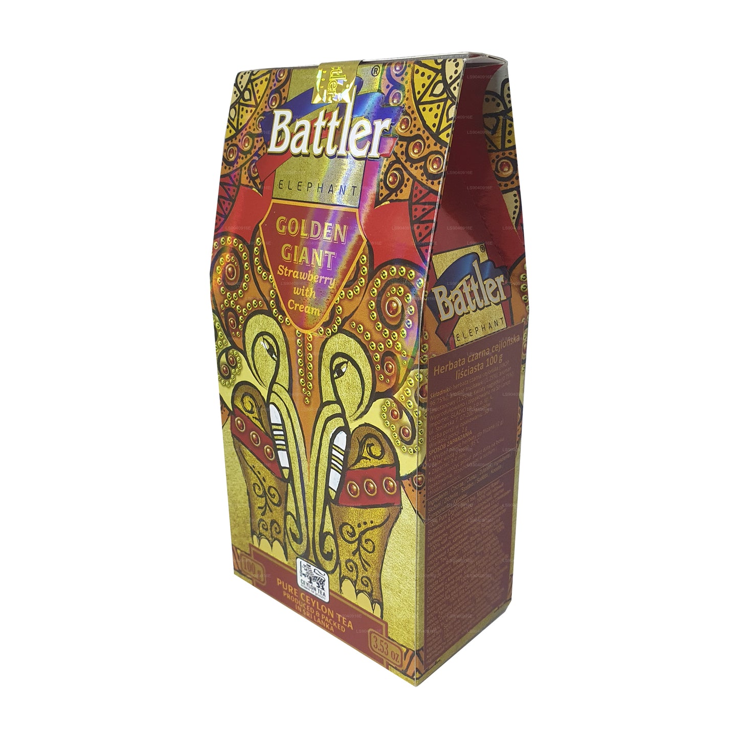 Battler Kremalı Çilek (100g) Teneke Caddy