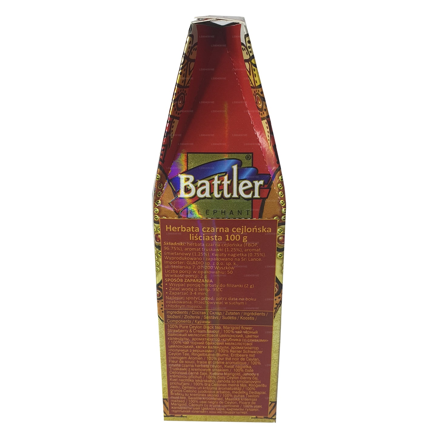 Battler Kremalı Çilek (100g) Teneke Caddy