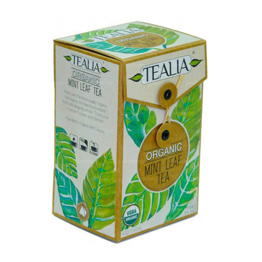 Tealia Organik Nane Yaprağı (40g) 20 Piramit Çay Poşeti
