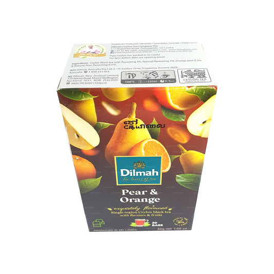 Dilmah Armut ve Portakal Aromalı Seylan Siyah Çay (30g) 20 Çay Poşeti