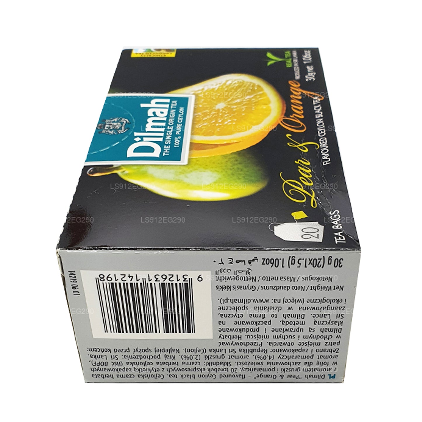 Dilmah Armut ve Portakal Aromalı Seylan Siyah Çay (30g) 20 Çay Poşeti