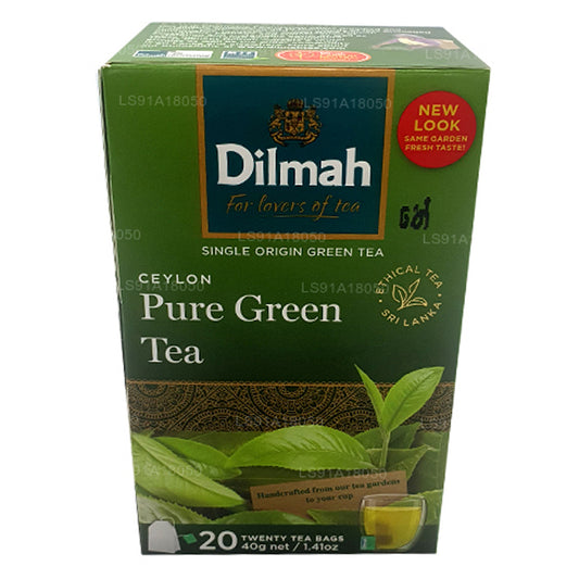 Dilmah Saf Seylan Yeşil Çay (40g) 20 Poşet Çay