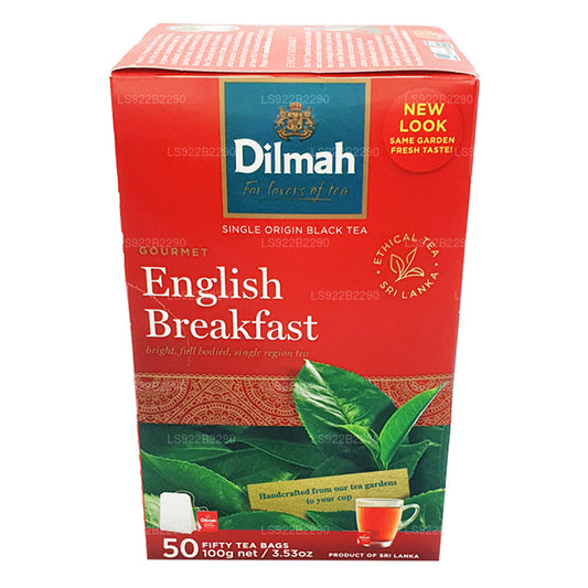 Dilmah İngiliz Kahvaltı Çayı, 50 Çay Poşeti (100g)