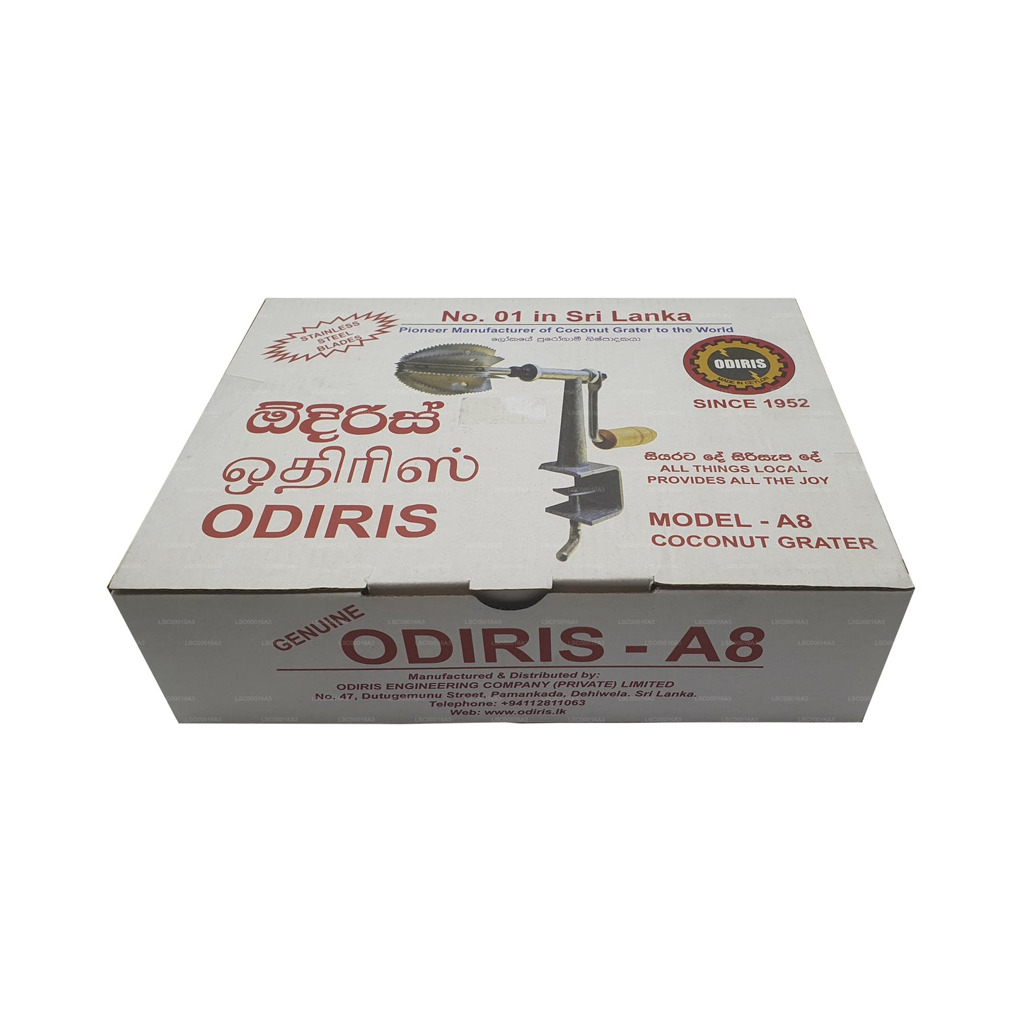 Odiris Paslanmaz Çelik Hindistan Cevizi Kazıyıcı (Model A8)