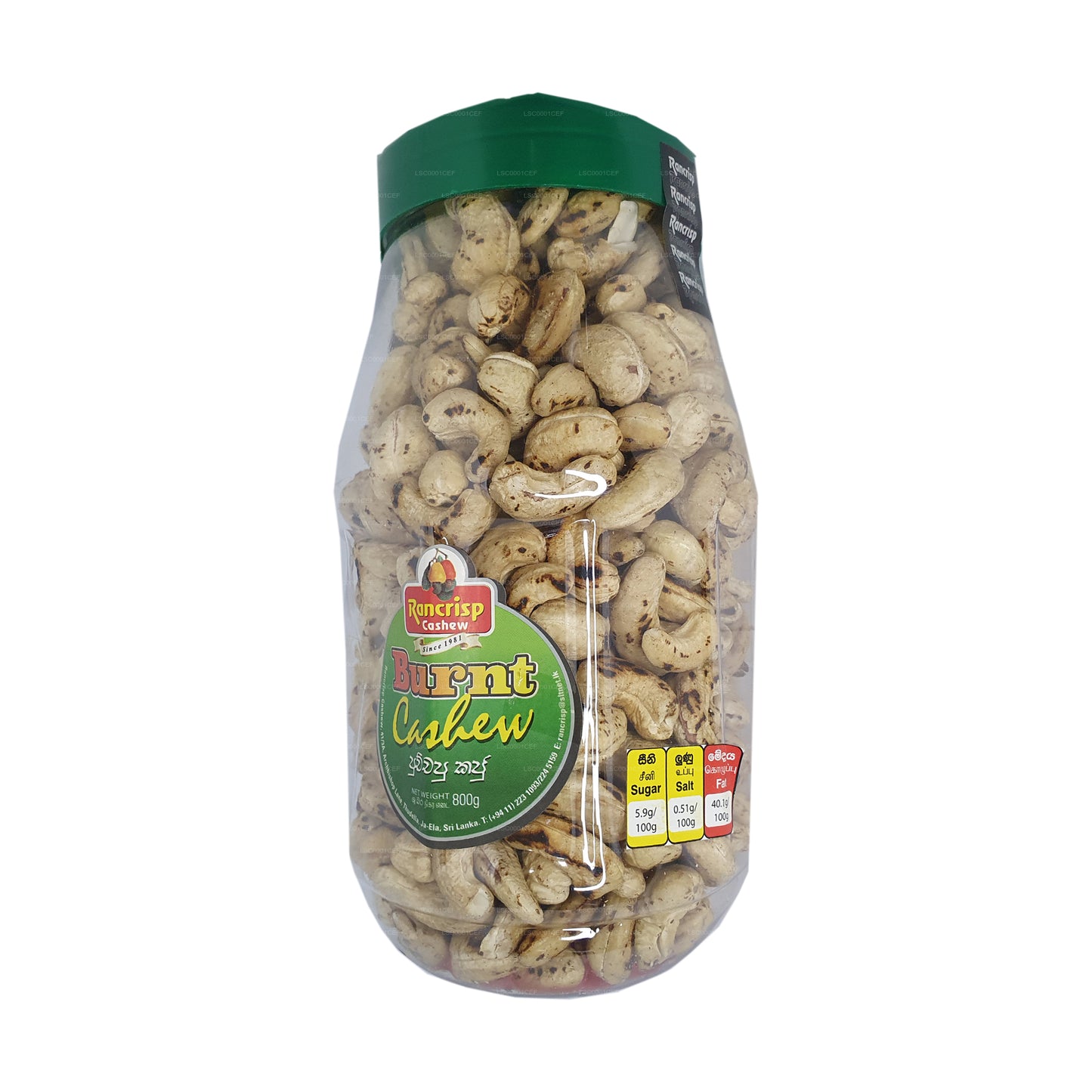Rancrisp Yanmış Kaju Fıstığı (800g)