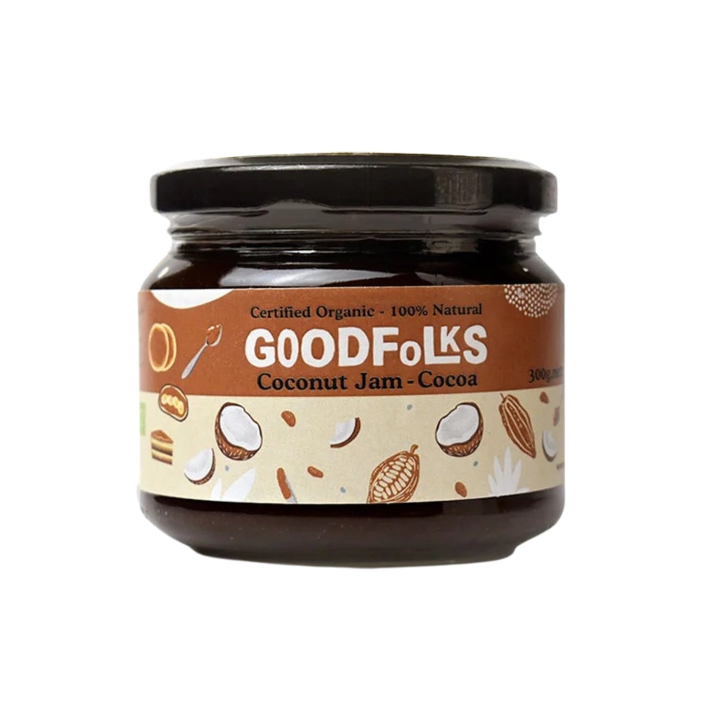 Goodfolks Kakaolu Hindistan Cevizi Reçeli (300g)