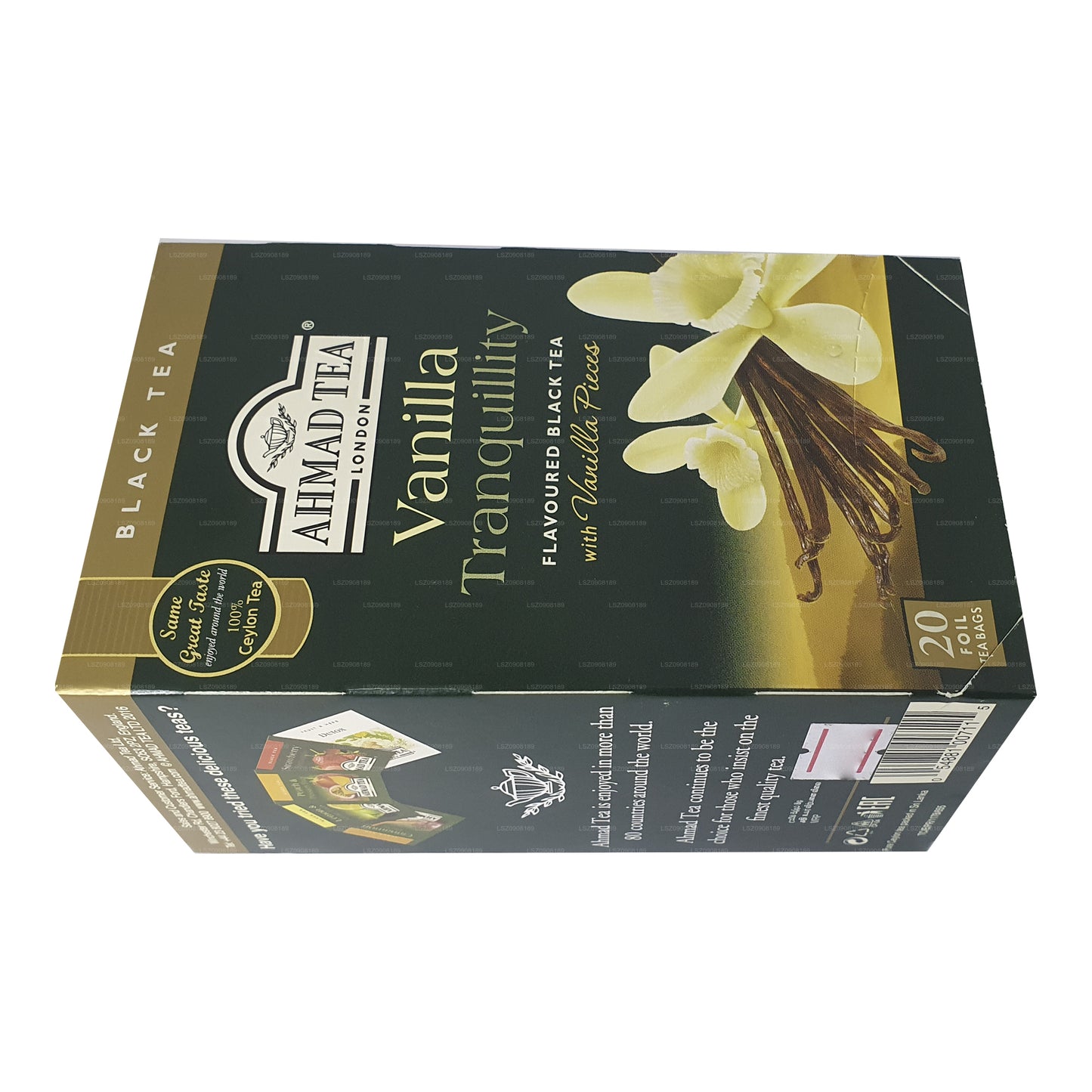Ahmad çay Vanilya Huzur 20 Folyo Çay Poşetleri (40g)