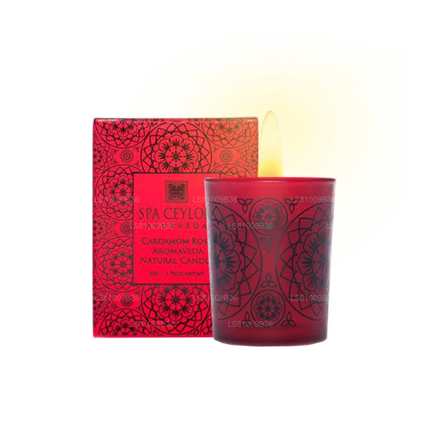 Spa Seylan Kakule Gül Aromaveda Doğal Mum (50g)