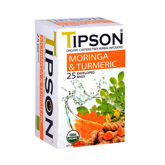 Tipson Çay Organik Moringa ve Zerdeçal (37.5g)