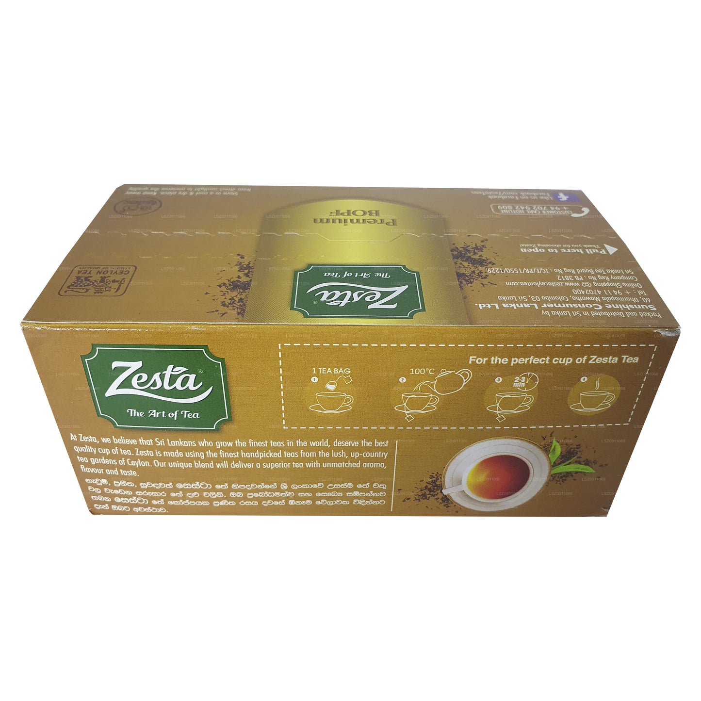 Zesta Çay (100g) 50 Çay Poşeti