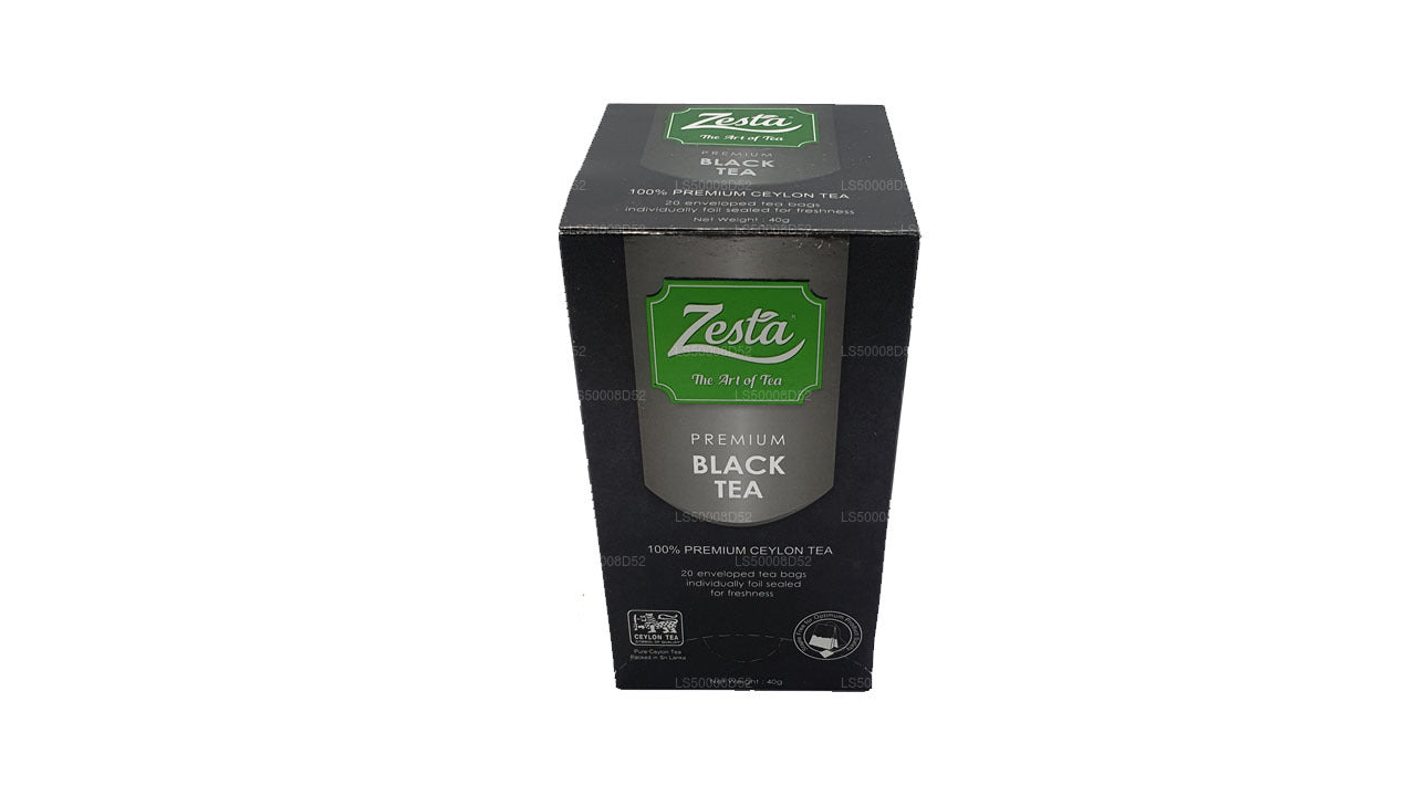 Zesta Premium Siyah Çay (40g) 20 Çay Poşeti