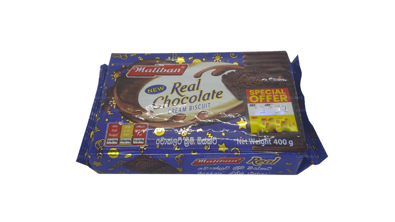Maliban Gerçek Çikolatalı Kremalı Bisküvi (400g)
