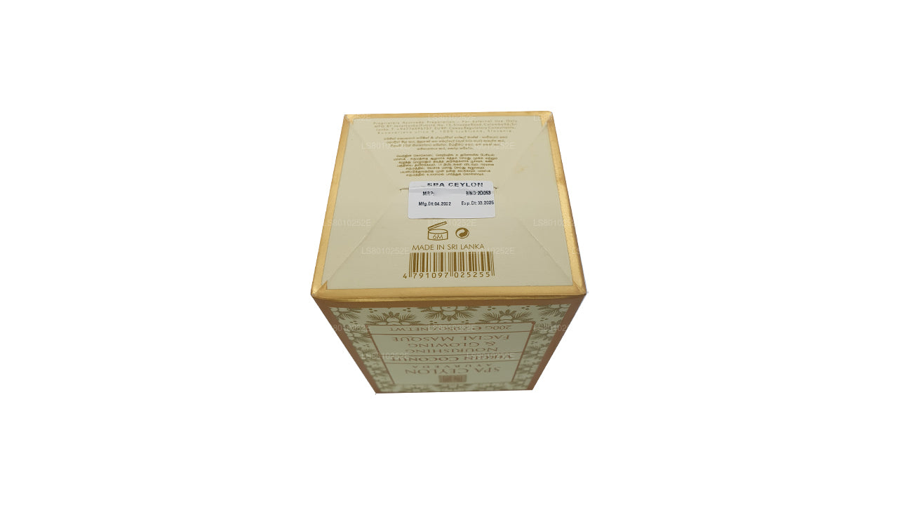 Spa Seylan Bakire Hindistan Cevizi Besleyici ve Parlayan Yüz Maskesi (200g)