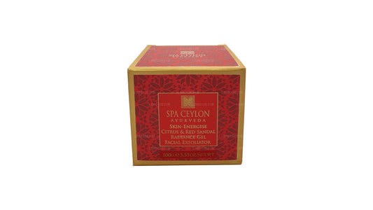 Spa Seylan Cilt Energise Narenciye ve Kırmızı Sandal Işıltılı Jel Yüz Eksfoliyatörü (120g)