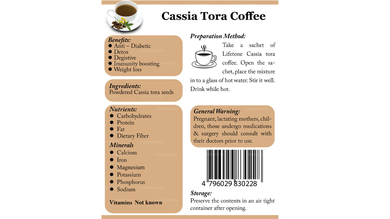Lifetone Cassia Tora Kahve (40g)