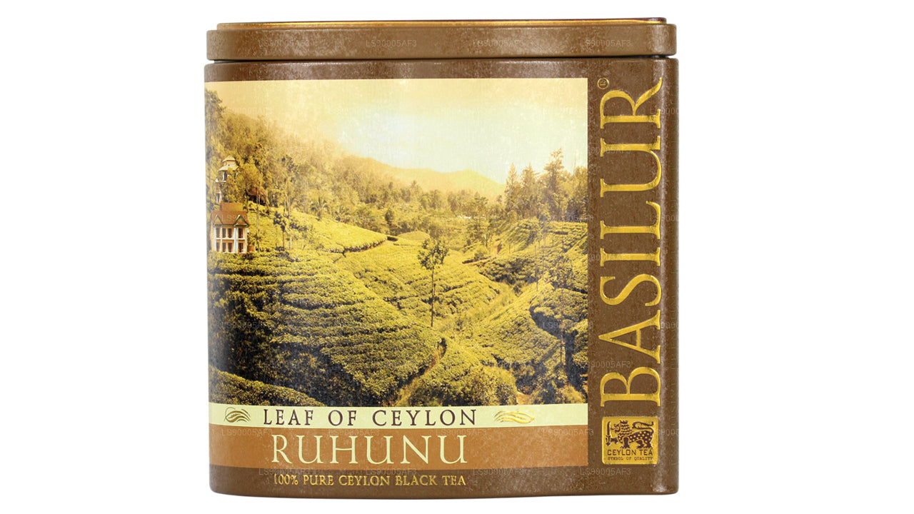 Seylan “Ruhunu” Of Basilur Yaprağı (100g) Caddy