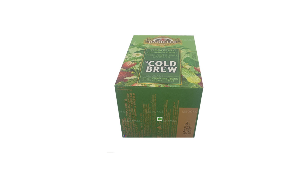 Basilur Soğuk Demleme “Çilek Salatalık ve Nane” (40g) Kutu