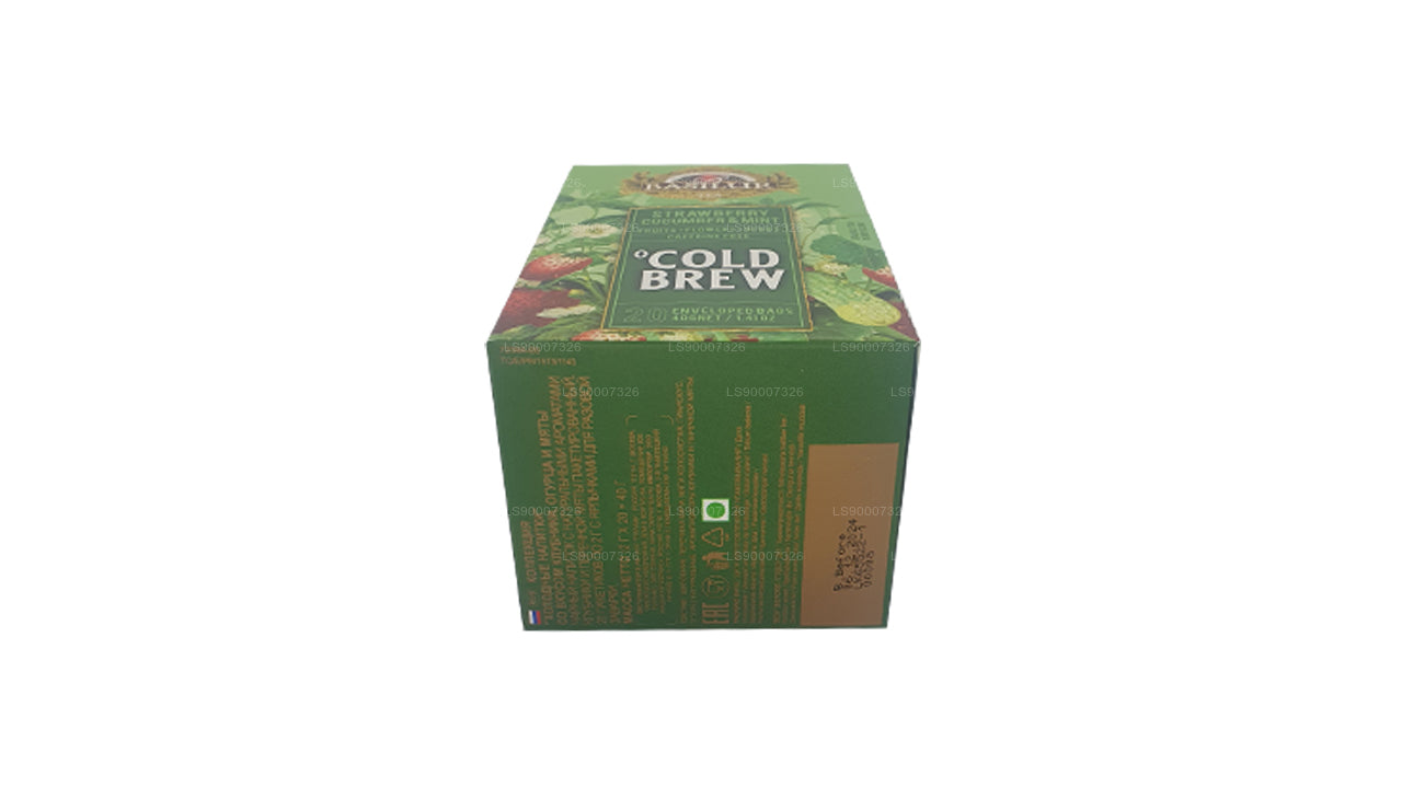 Basilur Soğuk Demleme “Çilek Salatalık ve Nane” (40g) Kutu