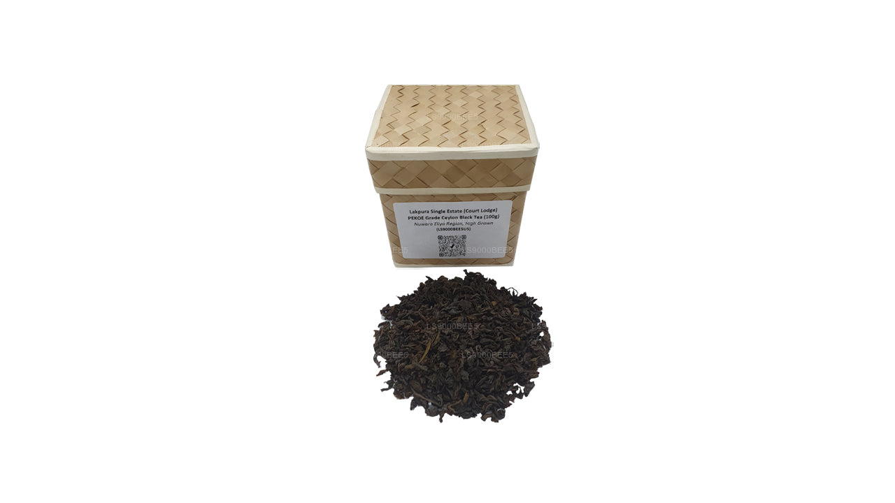 Lakpura Tek Kişilik Emlak (Court Lodge) PEKOE Sınıfı Seylan Siyah Çay (100g)