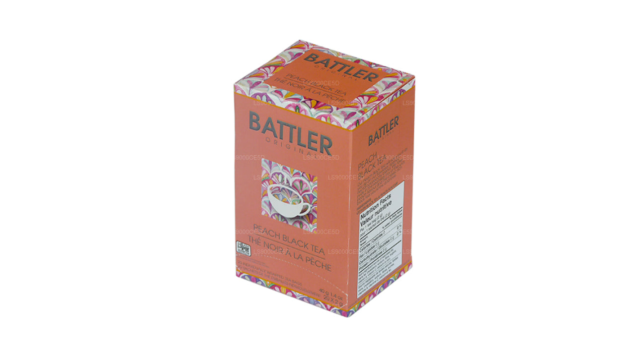 Battler Orijinal Şeftali Siyah Çay (40g) 20 Çay Poşeti