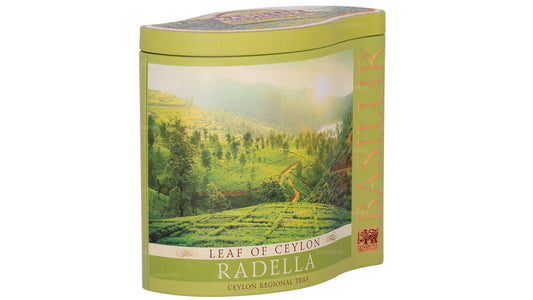 Seylan Basilur Yaprağı “Radella Yeşil Çay” (100g) Caddy