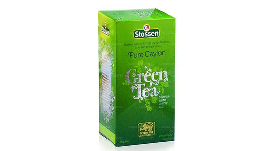 Stassen Saf Seylan Organik Yeşil Çay (50g) 25 Çay Poşeti