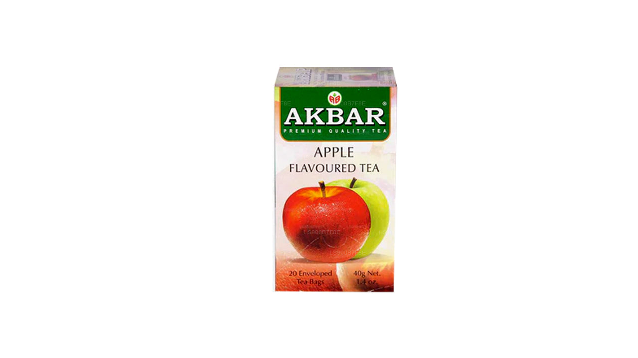 Ekber Elma Aromalı Seylan Siyah Çay (40g) 20 Çay Poşeti