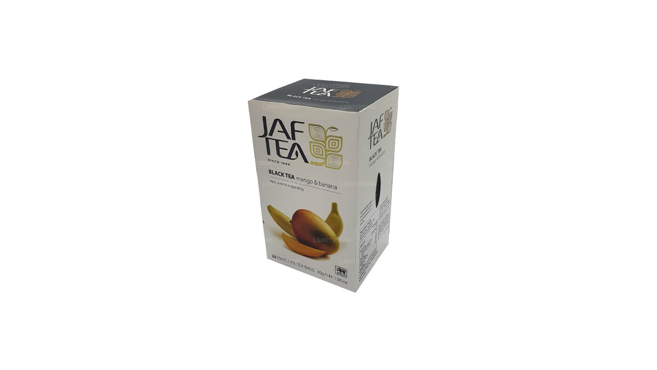 Jaf Çay Saf Meyveler Koleksiyonu Siyah Çay Mango Muz (30g) 20 Çay Poşeti