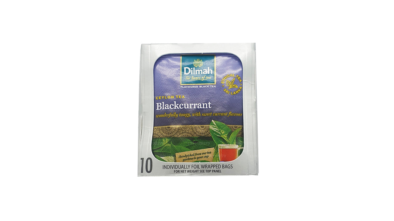 Dilmah Blackcurrent Çay (20g) 10 Bireysel Folyo Sarılı Çay Poşetleri