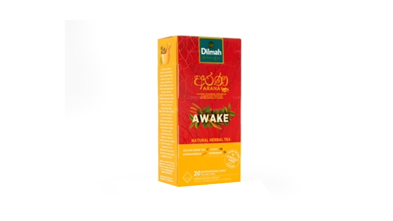 Dilmah Arana Uyanık Doğal Bitkisel Yeşil Çay (20 Etiketsiz Çay Poşeti)