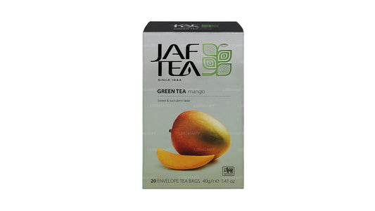 Jaf Çay Saf Yeşil Koleksiyon Yeşil Çay Mango Folyo Zarflı Çay Poşetleri (40g)