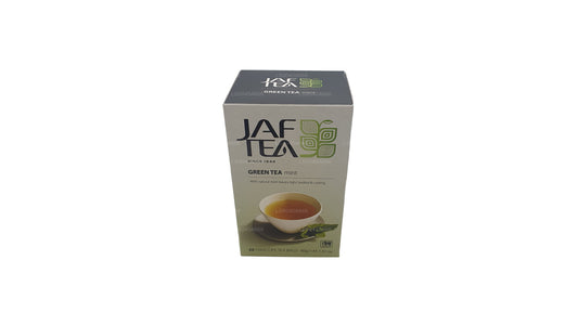 Jaf Çay Saf Yeşil Koleksiyon Yeşil Çay Nane Folyo Zarflı Çay Poşetleri (40g)