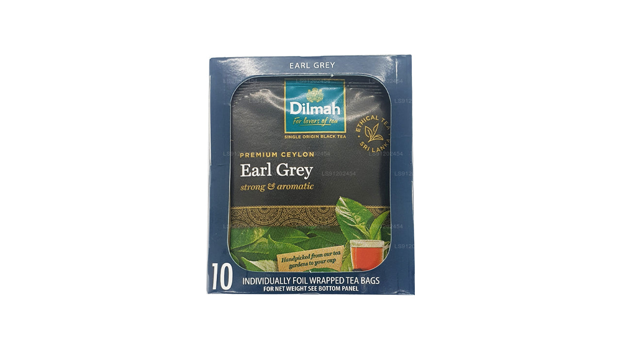 Dilmah Earl Grey Çay (20g) 10 Bireysel Folyo Sarılı Çay Poşeti