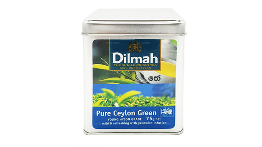 Dilmah Saf Seylan Yeşil Çay (YOUNG HYSON GRADE) Gevşek Yaprak Çay (75g) Caddy