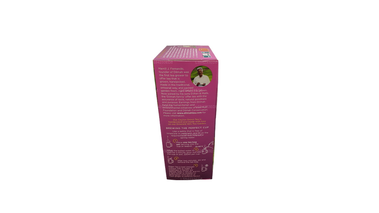 Dilmah Seylan Yaseminli Yeşil Çay (40g) 20 Çay Poşeti