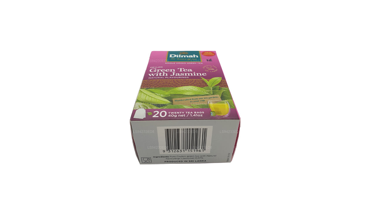 Dilmah Seylan Yaseminli Yeşil Çay (40g) 20 Çay Poşeti